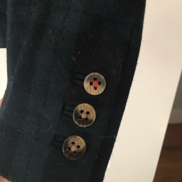 Wool blend plaid blazer - Picture 3 of 8